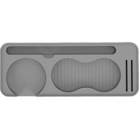 Tappetino in Silicone per Espresso – Antiscivolo e Resistente al Calore con Supporti Integrati per Portafiltro e Tamper – Design Elegante e Funzionale – Ideale per Cucina Domestica e Bar Professionale (1/5)