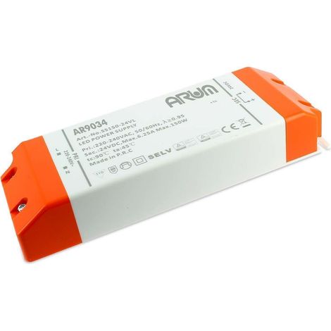 Transformateur LED 150 Watt SELV 24V DC