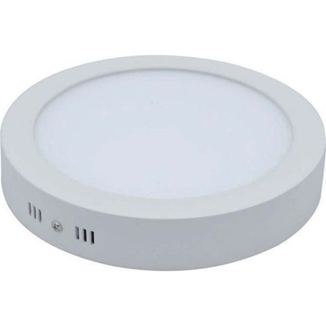 Europalamp – Hublot LED 18W rond blanc chaud IP20 – Éclairage uniforme 1440 lm – Diffuseur opale – Économe en énergie – Durée de vie 25.000 heures (1/2)