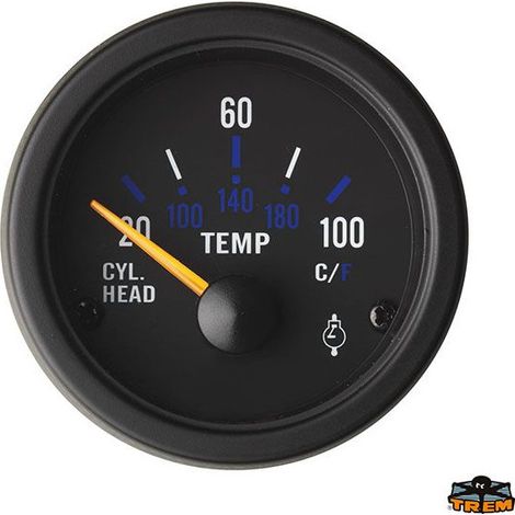 Indicateur de température pour moteurs Hors-Bord - noir