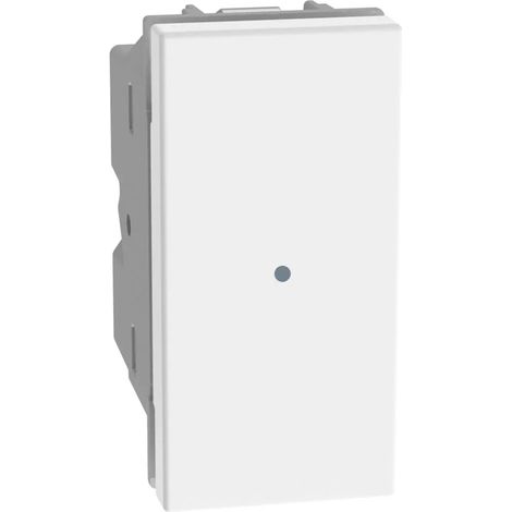 Invertitore assiale illuminato blu Bticino MatixGo JW4054LB