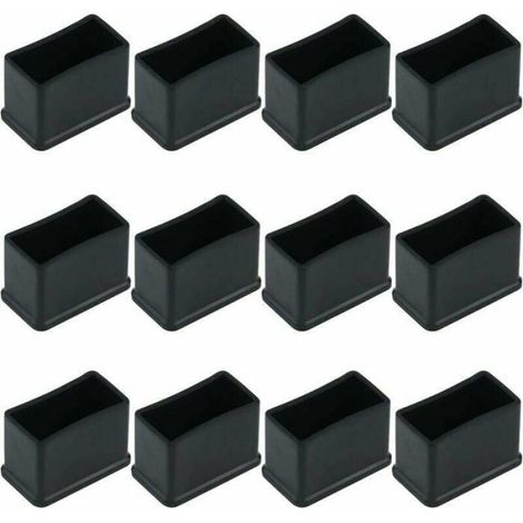 Embouts De Protection - Caoutchouc - 15 X 30 Mm - Pour Pieds De Table Et Chaise - Lot De 12 (1/3)