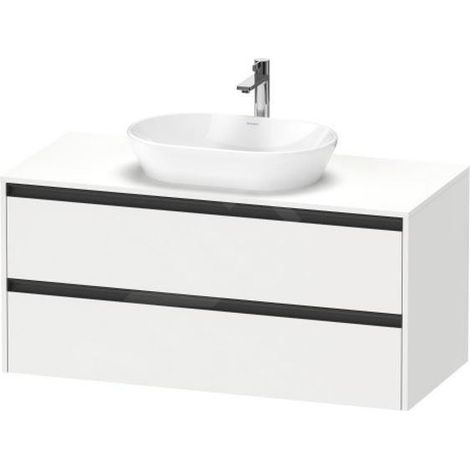 Support de lavabo Ketho.2 1200x568x550mm blanc mat (1/2)