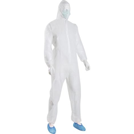 Söhngen 1005179 Einweg-Set Schutzbekl. mit Overall Kleider-Größe: XXL Weiß (1/3)
