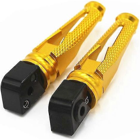 Fußrasten aus CNC-gefrästem Aluminium für Kawasaki Z750, Z900, Z1000, ZX6R, Z800, ZX10R, ER6N, ER6F, Z900RS – Soziusfußrasten, Gold