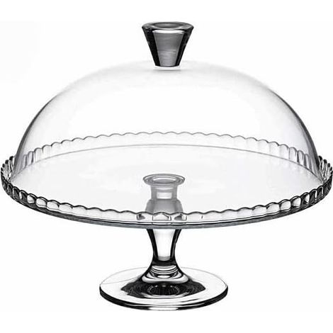 Alzata patisserie in vetro con coperchio 32 cm (1/5)