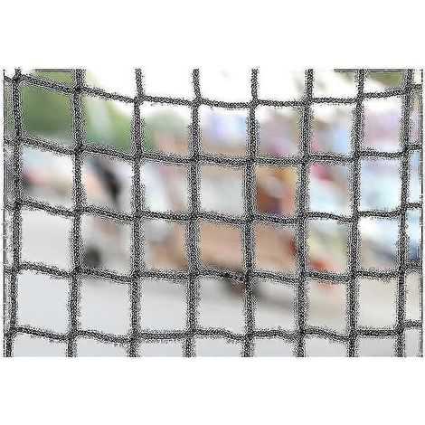 Filet de protection pour bassin de jardin 44 mètres, clôture d'entraînement de golf, maille de 2,5 cm, noir 33 mètres. (1/3)
