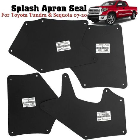 Pare-boue et doublures d'ailes pour Toyota Tundra Sequoia 2007-2020, joint de tablier, bavettes, garde-boue, clips de fixation. (1/5)