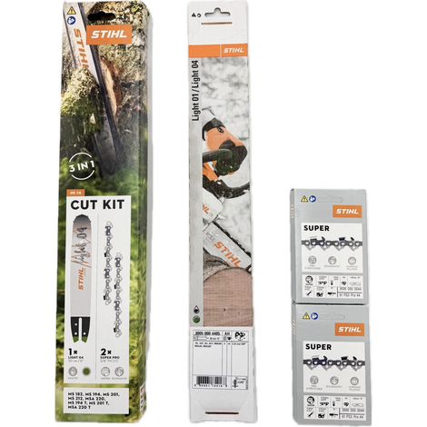 STIHL CUT KIT 14 MSA220,MS194,MS182,MS212,MS201T, 30050004405 + 36990000044