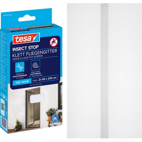 tesa Insect Stop 55679-00020-07 Tür-Fliegengitter (B x H) 1200 mm x 2200 mm Weiß 1 St.
