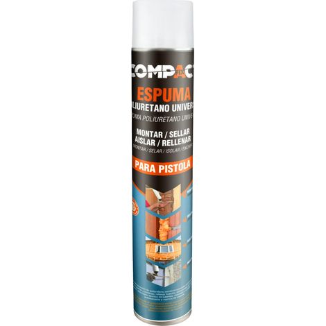 Espuma de poliuretano compactfix compact 750ml impermeable compatible pistola