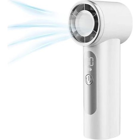 Mini ventilateur portatif Petit outil de refroidissement nomade Mini ventilateur silencieux Pour, hommes, femmes, voyage, bureau, maison, camping, trajets (1/5)