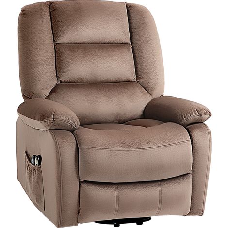 Canapé relaxant avec fonction massage, 90x93x110cm, marron (1/5)