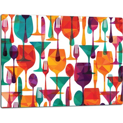 Schneidebrett aus Glas, 52x40 Gläser (1/5)