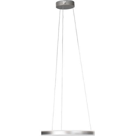 [GEBRAUCHT] B-Ware Fischer Honsel Hängeleuchte Led Sirko Nickel Weiß Fernbedienung ø 50 Cm Cct 40 W (1/2)