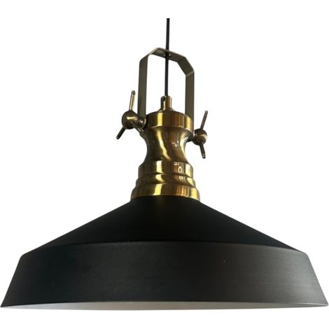 bamyum Suspension Luminaire Rétro en Metal de 30 cm, Lustre de Salon Vintage, Éclairage de Plafond pour Chambre, Cuisine, Lampe Suspendue (1/5)