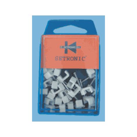 Grapa Plastico Para Paralelo 2x0,75 Caja 15