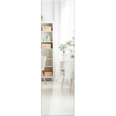 110 x 38cm Large Wall Mirror Bedroom Full Length Rectangle Frameless Mirror (1/5)