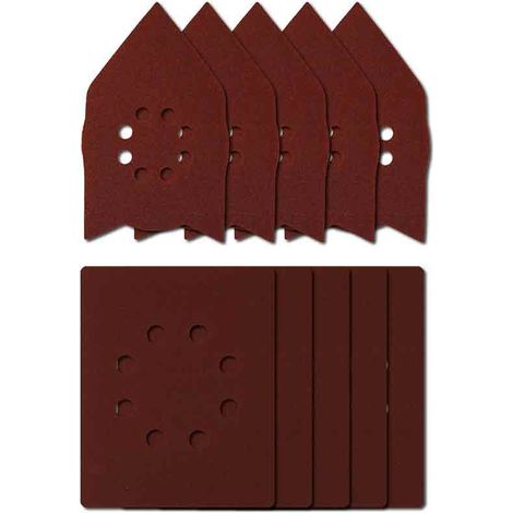 Carta abrasiva per levigatrici Triangolari e rettangolari Einhell per Rt-xs 28