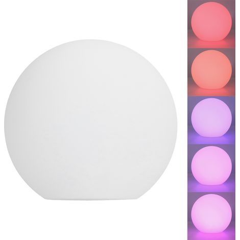 Lampe LED ronde RGBW avec télécommande 24 touches, 16 couleurs, intensité variable et 4 modes d'éclairage multifonctions pour la maison (1/5)