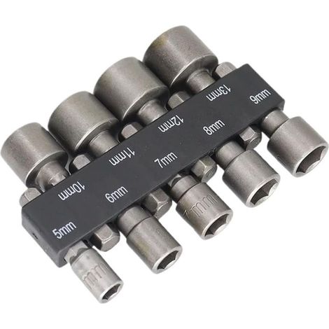 Coffret 9 Pièces Clé Hexagonale Précision + Rallonge + Tournevis Pneumatique - Idéal pour Professionnels & Bricoleurs (1/5)