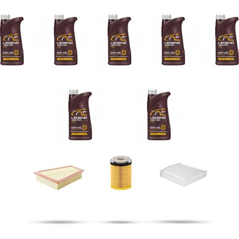 Kit tagliando 3 FILTRI e 7L OLIO compatibile con Mercedes GLA (X156) GLA 220 135kw Dal 2017 (1/5)