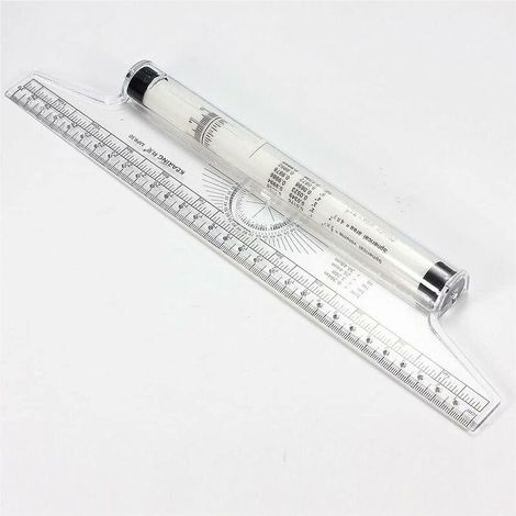 Règle parallèle de 30 cm, règle à rouleau, règle de dessin, règle de conception (1/5)