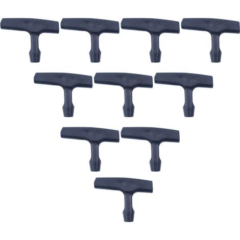 10PCS Poignée de lanceur de démarrage compatible STIHL 018 025 MS180 MS250 Tronçonneuse Neuf (1/5)