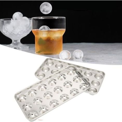 Moule à glace Bac à Glaons Rond - Acier Inoxydable 304 - Non toxique - Haute qualité