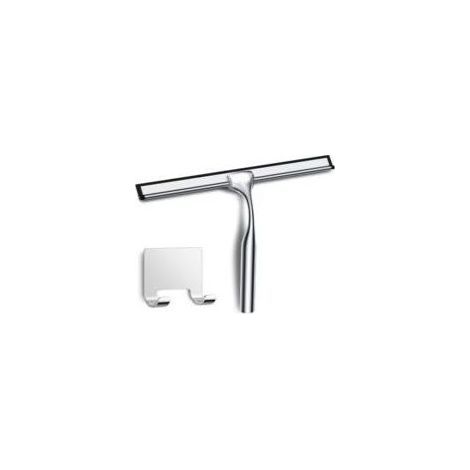 Raclette Douche en Acier INOX avec Crochet, Raclette de Douche Argent, Raclette Vitre Douche, Raclette Salle de Bain pour Carrelage Mur Verre Porte Miroirs Fenêtres Table (1/5)