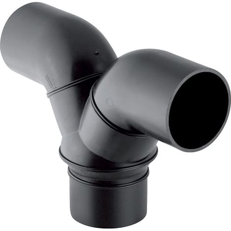 Geberit Silent db20 Hosenabzweig 2x90 Grad d 90mm, d1 90mm (1/5)