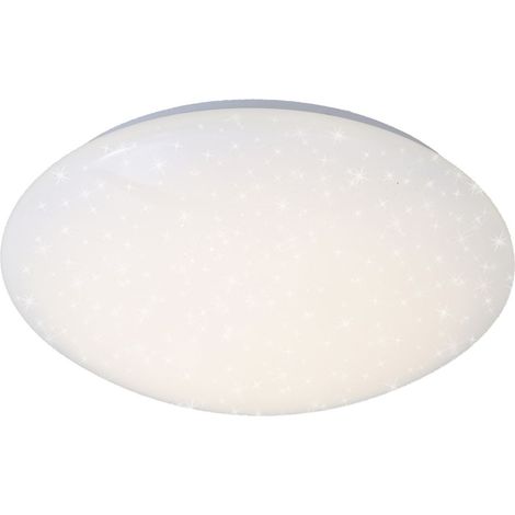 LED Deckenlampe Deckenleuchte Sternenhimmel Ø39cm weiß Metall 16W Briloner