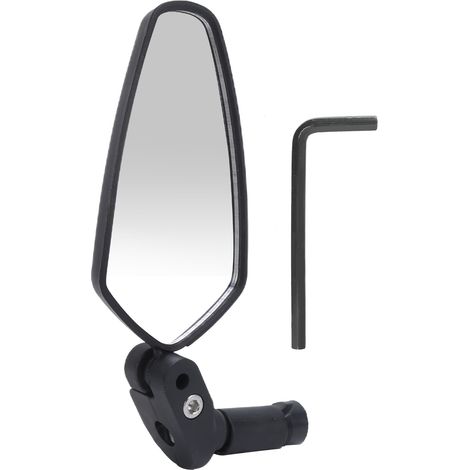 Rétroviseur de Vélo 360° Rotatif, Miroir Convexe Grand Angle Réglable et Pliable pour Bicyclette et Motocyclette (1/5)