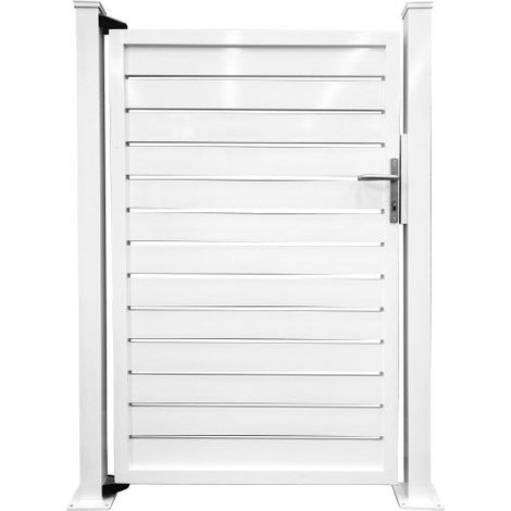 L'Arcolaio Cancello Pedonale Miami 100x160cm Bianco Lucido (1/3)