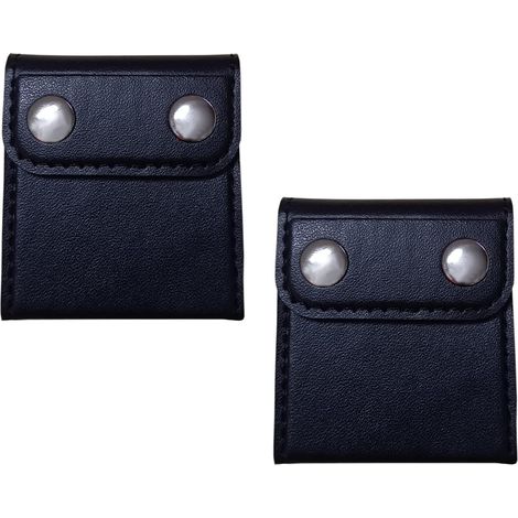 APEX Lot de 2 sangles de réglage universelles en cuir PU pour ceinture de sécurité, confortables et adaptées à tous types de véhicules. (1/5)