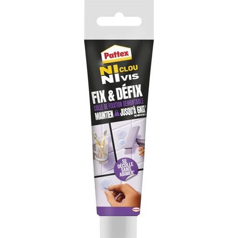 Befestigungskleber Pattex weder Nagel noch Schraube Fix & Defix Tube 44g PATTEX