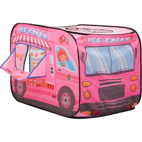 Tente de jeu pour enfants Rose 70x112x70 cm