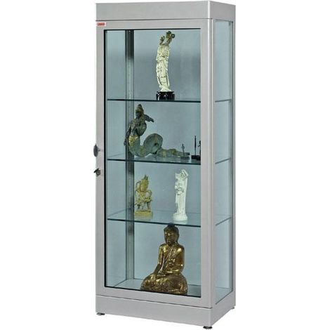Vetrinetta di Sicurezza Blindata Corazzata a Piani Tutto Vetro H 180 cm x 70 x 45 cm (1/2)