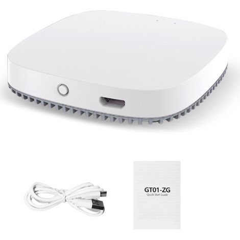 Tuya ZigBee 3.0 Wireless-Gateway: Smart-Home-Automatisierung, Fernsteuerung und App-Steuerung. Kompatibel mit allen Tuya ZigBee- und Google Home-Geräten. (1/5)