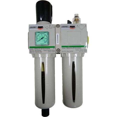 ENSEMBLE LUBRIFICATEUR AVEC FILTRE ET REGULATEUR  CEDREY