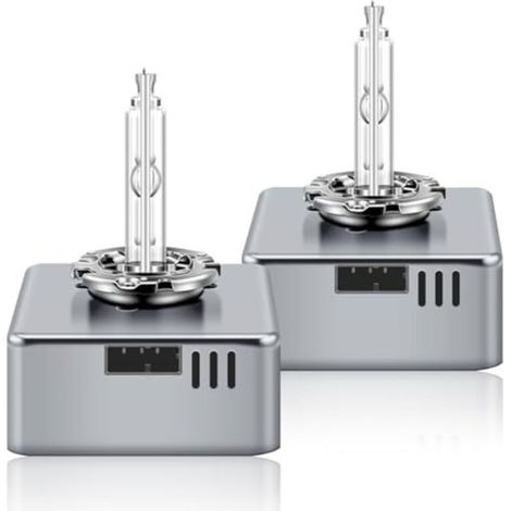 Ampoules de phares xénon HID D5S 6000K 35W, blanc diamant, feux de croisement et de route, lampe à décharge 12V étanche, lot de 2 (1/5)