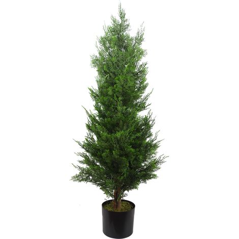120cm Realistic Artificial Cypress Topiary (1/4)
