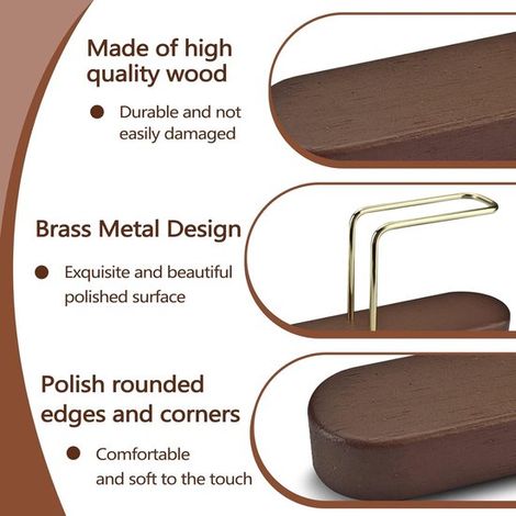 NTHProducts - Porta filtri da caffè - Porta sacchetti filtro - Organizzazione perfetta - Legno di noce - Conservazione filtri da caffè - Adatto per la casa e il settore alberghiero (1/4)