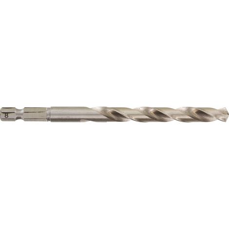 Foret centreur HSS de trépan 6 pans SCID - Diamètre 8 mm (1/4)
