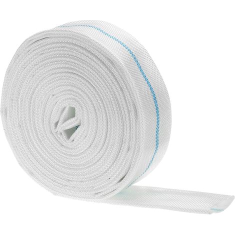 Tuyau de Refoulement 25mm ID 7.5m de Long Tuyau Vidange Piscine PVC Léger Contre-Lavage Tuyau Plat Renforcé Décharge 0.8Mpa Pour Piscine (1/5)