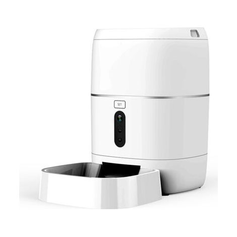 royaluxe -6L Distributeur de Croquettes, Distributeur Automatique de Nourriture, pour Chats et Chiens, Croquettes Gamelle, Intelligemment, Enregistrement Vocal, HD 1080P Caméra (1/5)