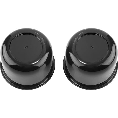Lot de 2 cache-moyeux pour camion/remorque de 3,25 à 3,60 pouces - Hauteur : 57 mm (1/5)