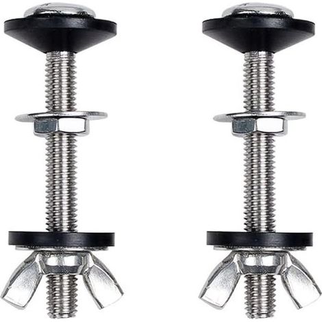 2 pcs Toilette Split réservoir d'eau vis de Fixation Accessoires Assis réservoir d'eau Fixation Connexion vis Toilette réservoir d'eau (1/5)
