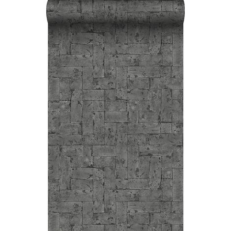 papier peint brique noir - Origin Wallcoverings (1/5)