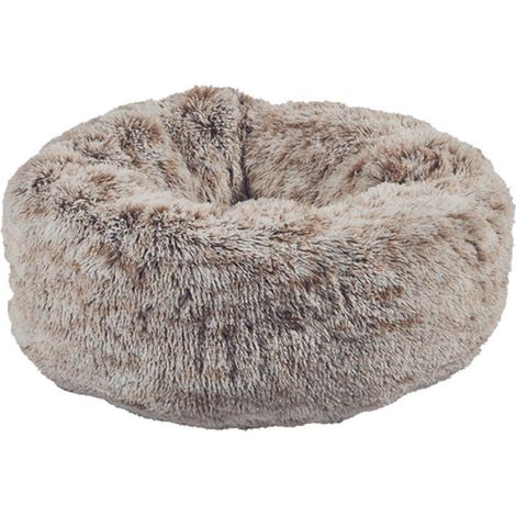 Cuccia beige 70 x 25 cm: Cuccetta Ciambella morbida e imbottita beige modello Poilu Bobby per cani e gatti